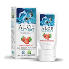 Load image into Gallery viewer, Aloe Cadabra Organic Lube Strawberry 2.5 Oz