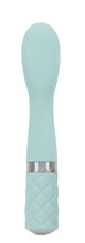 Load image into Gallery viewer, Pillow Talk Sassy G Spot Vibe W/swarovski Crystal Teal