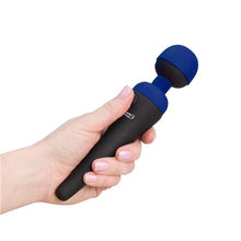 Load image into Gallery viewer, Palm Power Massager Blue Rechargeable Waterproof