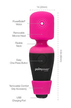 Load image into Gallery viewer, Palm Power Pocket Massager Fuchsia