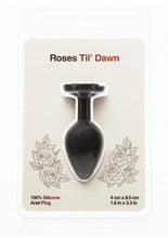 Load image into Gallery viewer, Roses Til Dawn Silicone Anal Plug Medium
