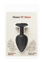 Load image into Gallery viewer, Roses Til Dawn Silicone Anal Plug Large