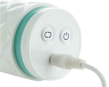 Load image into Gallery viewer, Pillow Talk Feisty Luxurious Thrusting & Vibrating Massager Teal