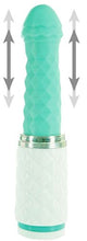 Load image into Gallery viewer, Pillow Talk Feisty Luxurious Thrusting & Vibrating Massager Teal