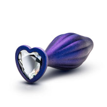 Load image into Gallery viewer, Anal Adventures Matrix Wavy Bling Plug Sapphire
