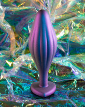 Load image into Gallery viewer, Anal Adventures Matrix Wavy Bling Plug Sapphire