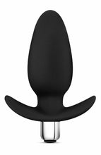 Load image into Gallery viewer, Luxe Little Thumper Black Anal Plug