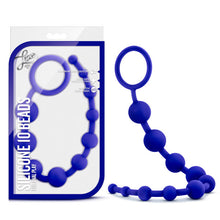 Load image into Gallery viewer, Luxe Silicone 10 Beads Indigo Blue