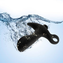 Load image into Gallery viewer, Anal Adventures Platinum Silicone Vibrating Prostate Massager 1 Black