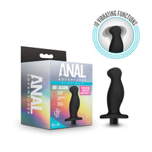 Load image into Gallery viewer, Anal Adventures Platinum Silicone Vibrating Prostate Massager 02 Black