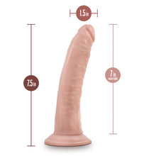 Load image into Gallery viewer, Dr Skin Plus 7in Poseable Dildo Vanilla