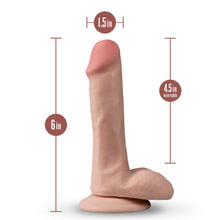 Load image into Gallery viewer, Dr Skin Plus 6in Poseable Dildo Vanilla