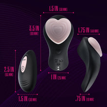 Load image into Gallery viewer, Temptasia Heartbeat Panty Vibe W/ Remote Pink