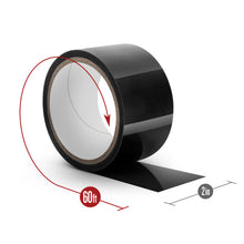 Load image into Gallery viewer, Temptasia Bondage Tape 60ft Black
