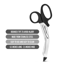 Load image into Gallery viewer, Temptasia Safety Scissors Black