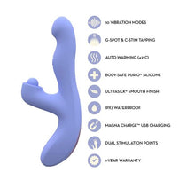 Load image into Gallery viewer, Blush Simone Tapping Rabbit Blue