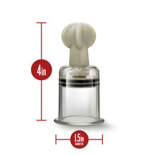 Load image into Gallery viewer, Temptasia Clit & Nipple Twist Large Suckers Set Of 2 Clear