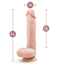 Load image into Gallery viewer, Dr Skin Silicone Dr Ethan 8.5 In Gyrating Dildo Beige