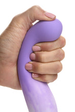 Load image into Gallery viewer, Simply Sweet Slim G-spot Silicone Dildo Purple/white