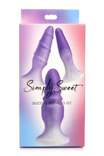 Load image into Gallery viewer, Simply Sweet Silicone Personal Wellness Set Purple