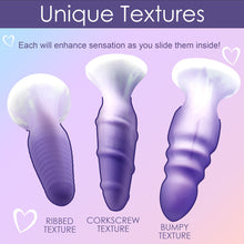 Load image into Gallery viewer, Simply Sweet Silicone Personal Wellness Set Purple