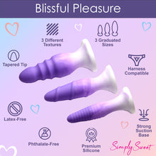 Load image into Gallery viewer, Simply Sweet Silicone Personal Wellness Set Purple