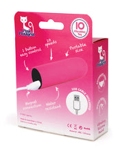 Load image into Gallery viewer, Pink Pussycat Silicone Bullet Vibrating
