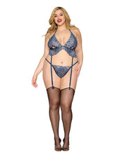 Load image into Gallery viewer, Bustier & Gstring Twilight Q/s