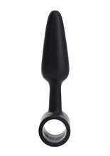 Load image into Gallery viewer, In A Bag Butt Plug 3 Black Vibrating "