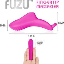 Load image into Gallery viewer, Fuzu Sensa Skin Activated Fingertip Vibe Pink