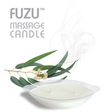 Load image into Gallery viewer, Fuzu Massage Candle Eucalyptus Calm 4 Oz
