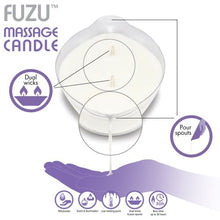 Load image into Gallery viewer, Fuzu Massage Candle Lavender Mist 4 Oz