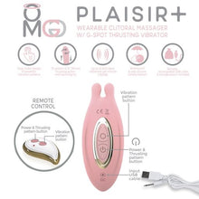 Load image into Gallery viewer, Omg G-spot Vibrating Thruster Pastel Pink