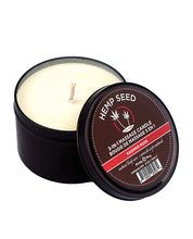 Load image into Gallery viewer, Hemp Seed 3-in-1 Candle Kashmir Musk 6oz