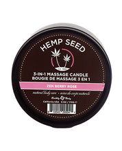 Load image into Gallery viewer, Hemp Seed 3-in-1 Candle Zen Berry Rose 6oz
