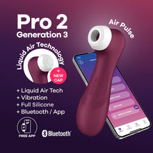 Load image into Gallery viewer, Satisfyer Pro 2 Generation 3 Wine Red