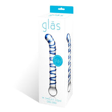 Load image into Gallery viewer, Glas Mr. Swirly 6.5 G-spot Glass Dildo "