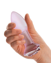 Load image into Gallery viewer, Glas 5 Rosebud Glass Butt Plug "
