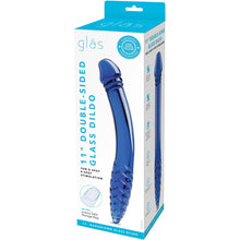 Load image into Gallery viewer, Glas 11in Double-sided Glass Dildo W/ Handle Grip