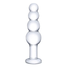 Load image into Gallery viewer, Glas 7.25 Glass Beaded Butt Plug "