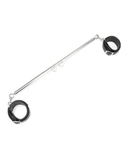 Load image into Gallery viewer, Lux Fetish Expandable Spreader Bar Set 35-47in W/ Detachable Leatherette Cuffs