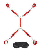 Load image into Gallery viewer, Lux Fetish 7 Pc Bed Spreader Red