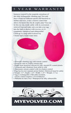 Load image into Gallery viewer, Evolved Egg Pink Vibrator W/ Remote Control