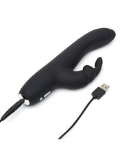 Load image into Gallery viewer, Fifty Shades Of Grey Greedy Girl Rechargeable Slimline Rabbit Vibrator