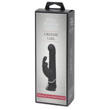 Load image into Gallery viewer, Fifty Shades Of Grey Greedy Girl Rechargeable Thrusting G-spot Rabbit Vibrator