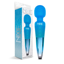 Load image into Gallery viewer, Nixie Wand Massager Blue Ombre Metallic