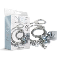 Load image into Gallery viewer, Nixie Metal Plug & Cuff Set Silver Small