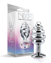 Load image into Gallery viewer, Nixie Honey Dipper Large Ribbed Stainless Steel Plug