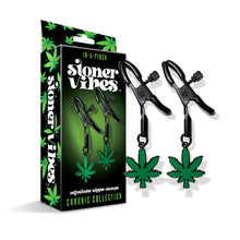 Load image into Gallery viewer, Stoner Vibes Adjustable Nipple Clamps Chronic Collection