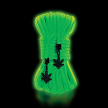 Load image into Gallery viewer, Stoner Vibes Rope 32ft Glow In The Dark Chronic Collection